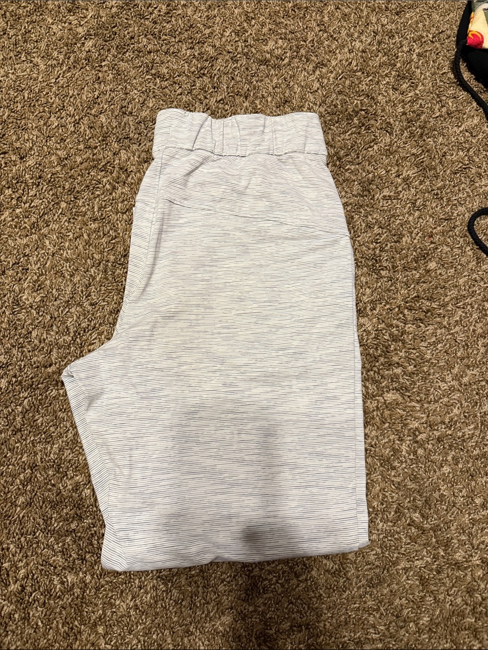 lululemon athletica Womens White Heathered Leggings